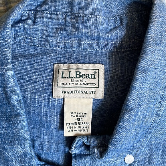 2 LL Bean button up shirts. - Picture 2 of 6